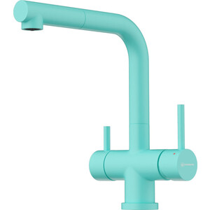 Смеситель для кухни Omoikiri Takamatsu-S-AZ с подключением фильтра, azur blue (4994492)
