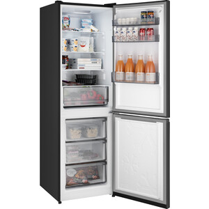 Холодильник Weissgauff WRK 185 Total NoFrost Inverter Black Inox