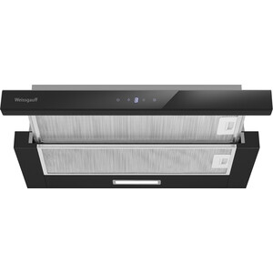 Вытяжка встраиваемая Weissgauff TEL 600 2M Touch Black Glass