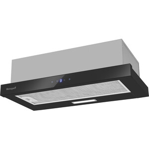 Вытяжка встраиваемая Weissgauff TEL 600 2M Touch Black Glass