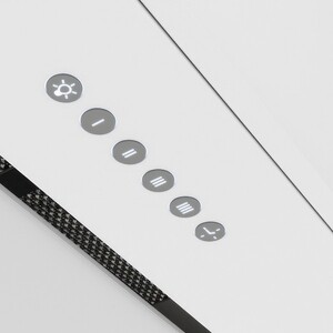 Вытяжка встраиваемая Elikor Cube 90П-1000-Э4Д белый SM / белый