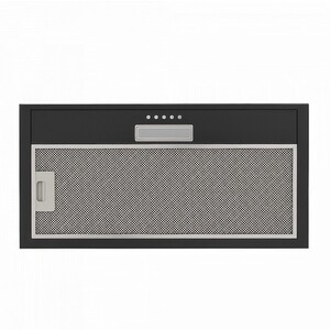 Вытяжка встраиваемая Elikor Cube Basic 60П-500-К3Д черная