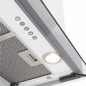 Вытяжка встраиваемая Elikor Sense Glass 60П-1000 белый
