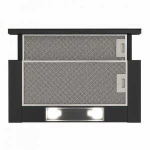 Вытяжка встраиваемая Elikor Интегра GLASS 60П-650-В2Л черный/черный