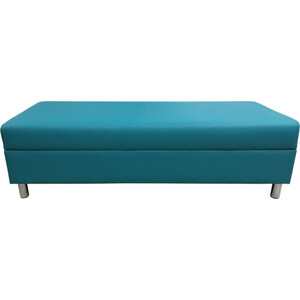 Банкетка Мягкий офис Флагман двухместная бирюзовая