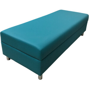 Банкетка Мягкий офис Флагман двухместная бирюзовая