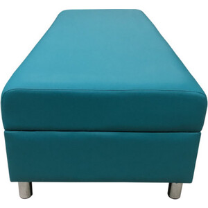 Банкетка Мягкий офис Флагман двухместная бирюзовая