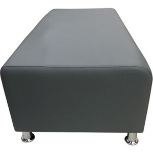 Банкетка Мягкий офис Классик двухместная светло-серая