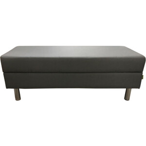 Банкетка Мягкий офис Флагман двухместная светло-серая