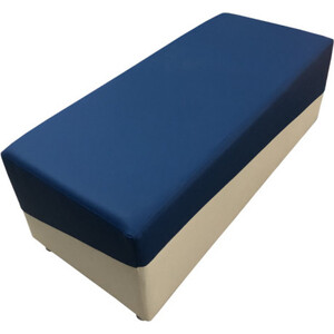 Банкетка Мягкий офис Фригг сине-белый