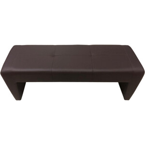 Банкетка Мягкий офис Ритм двухместная шоколадный