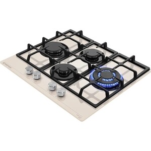 Газовая варочная панель Meferi MGH604BG GLASS ULTRA