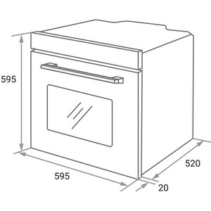 Электрический духовой шкаф Weissgauff EOM 698 PDW Telescopic & Catalytic
