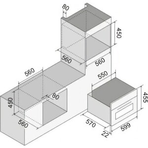 Электрический духовой шкаф Ilve 645SCHSW/BUG