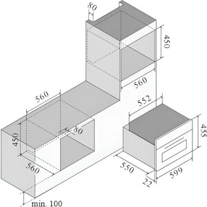 Электрический духовой шкаф Ilve 645SZTCT4/BK