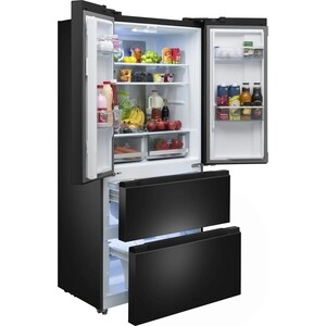 Холодильник Meferi MFR83BLACK IX TOTAL NO FROST FRENCH DOOR COMFORT