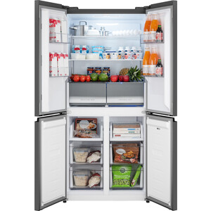 Холодильник Weissgauff WCD 450 Dark Grey NoFrost Inverter