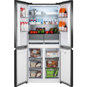 Холодильник Weissgauff WCD 450 Rock Glass NoFrost Inverter