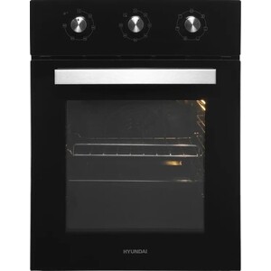 Электрический духовой шкаф Hyundai HEO 45311 BG черный/серебристый