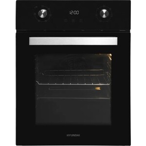 Электрический духовой шкаф Hyundai HEO 45411 BG черный/серебристый