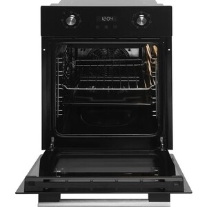 Электрический духовой шкаф Hyundai HEO 45411 BG черный/серебристый