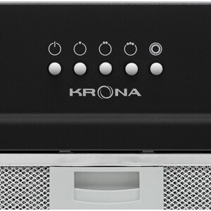 Вытяжка встраиваемая Krona KATE 600 BLACK PB V2