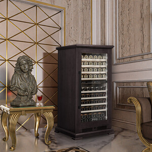 Винный шкаф Meyvel MV99PRO-KBT2 Тёмный шоколад