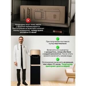 Кулер напольный Greendex Black Gold Pro