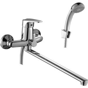 Смеситель для ванны Rossinka Silvermix с душем, хром (D40-32)