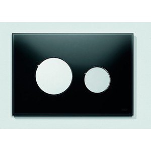 Панель смыва TECE Loop стекло черное, клавиши хром глянцевый (9240656)