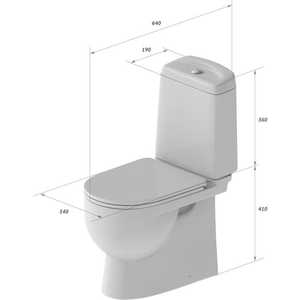 Sanita luxe Бачок бест люкс белый (1008)