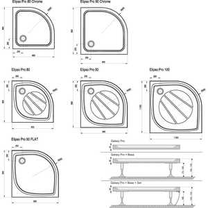 Душевой поддон Ravak Elipso Pro 90х90 (XA237701010)