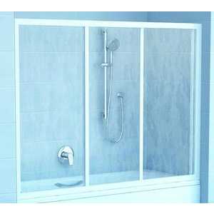 Шторка для ванны Ravak Supernova AVDP3-160 прозрачная, белый (40VS0102Z1)