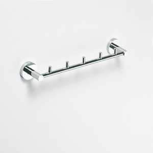 Планка с 5 крючками Bemeta 70x390 мм (104105112)