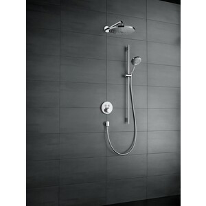 Душевой гарнитур Hansgrohe Raindance Select S 120 3 режима 90 см белый/хром (26631400)