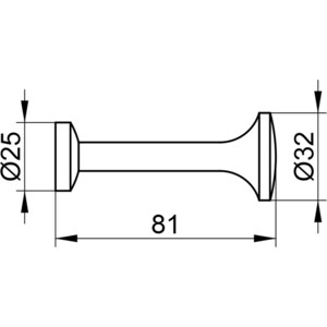 Крючок Keuco Elegance хром (11616010000)