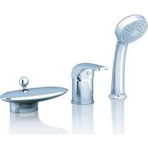 Смеситель на борт ванны Ravak Rosa RS 025.00 на 3 отверстия, каскадный (X07P003)