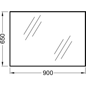 Зеркало Jacob Delafon 90x65 см (EB1083-NF)