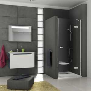 Душевая дверь Ravak SmartLine SMSD2 90 A L прозрачная, хром, левая (0SL7AA00Z1)