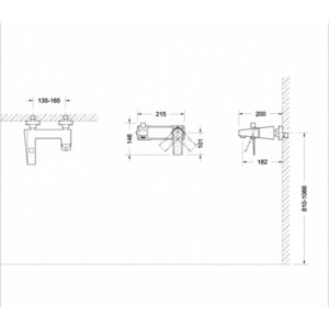 Смеситель для ванны Bravat Iceberg (F676110C-01)