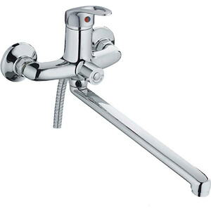 Смеситель для ванны Haiba HB15 универсальный, хром (HB2215)