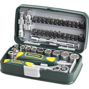 Набор торцевых головок и бит Kraftool 38 предметов Industrie (27970-H38)