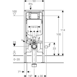 Инсталляция для унитаза Geberit Duofix Sigma 8 UP720 (111.796.00.1)
