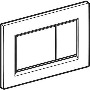 Кнопка смыва Geberit Sigma 30 белый/матовый хром (115.883.KL.1)