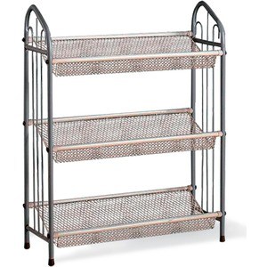 Полка для обуви Sheffilton X-501 серебро