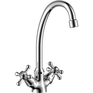 Смеситель для кухни Rossinka Silvermix хром (Y02-71)
