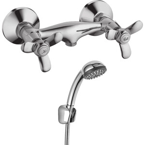 Смеситель для душа Rossinka Silvermix с душем, хром (Q02-41)