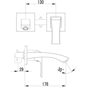 Смеситель для раковины Lemark Unit (LM4526C)
