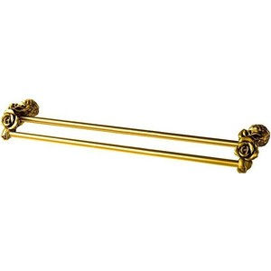 Двойной полотенцедержатель, 60 см Art&Max Rose, золото (AM-0918-Do)