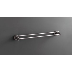 Двойной полотенцедержатель, 60 см Art&Max Tulip, серебро (AM-0828-T)